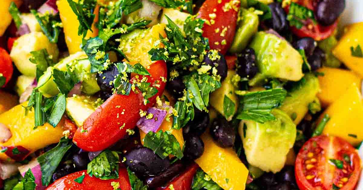 Avocado Black Bean Salad Recipe | Samsung Food App