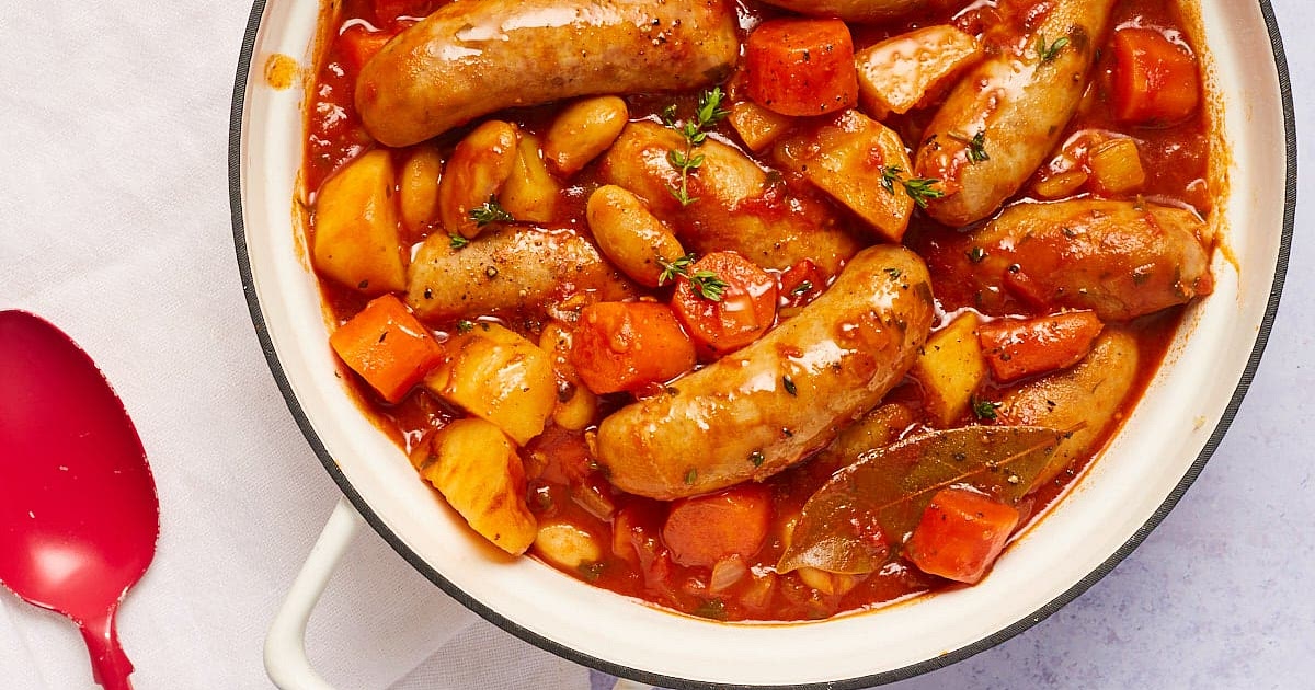 Slow Cooker Sausage Casserole | Slimming & Weight Watchers Friendly Recipe | Samsung Food App