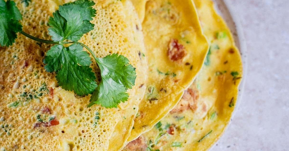 Childa Recipe - Savory Chickpea Flour Crepes | Samsung Food App