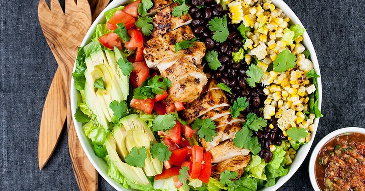 Southwest Grilled Chicken Salad Recipe | Samsung Food App