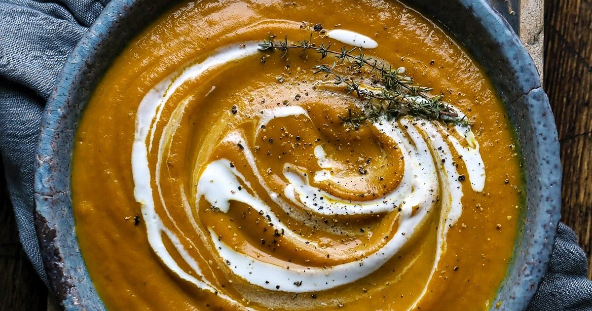 Roasted Butternut Squash Soup Recipe | Samsung Food App