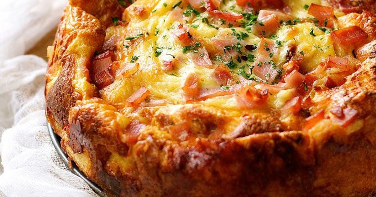 Cheese & Bacon Breakfast Strata Cake (Breakfast Casserole!) Recipe | Samsung Food App