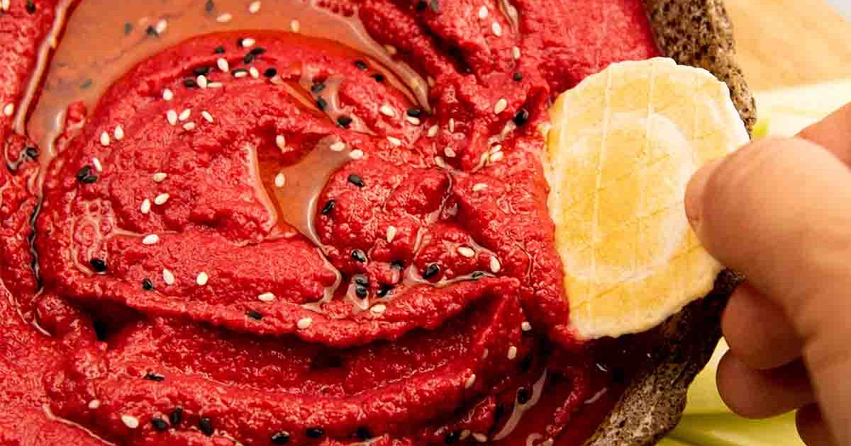 Roasted Beetroot Hummus Recipe (Barbie Hummus) | Samsung Food App