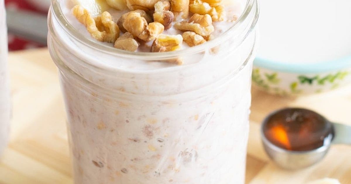 Strawberry Banana Overnight Oats Recipe | Samsung Food App