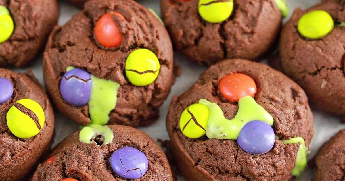 Slime Filled Halloween Cookies Recipe | Samsung Food App