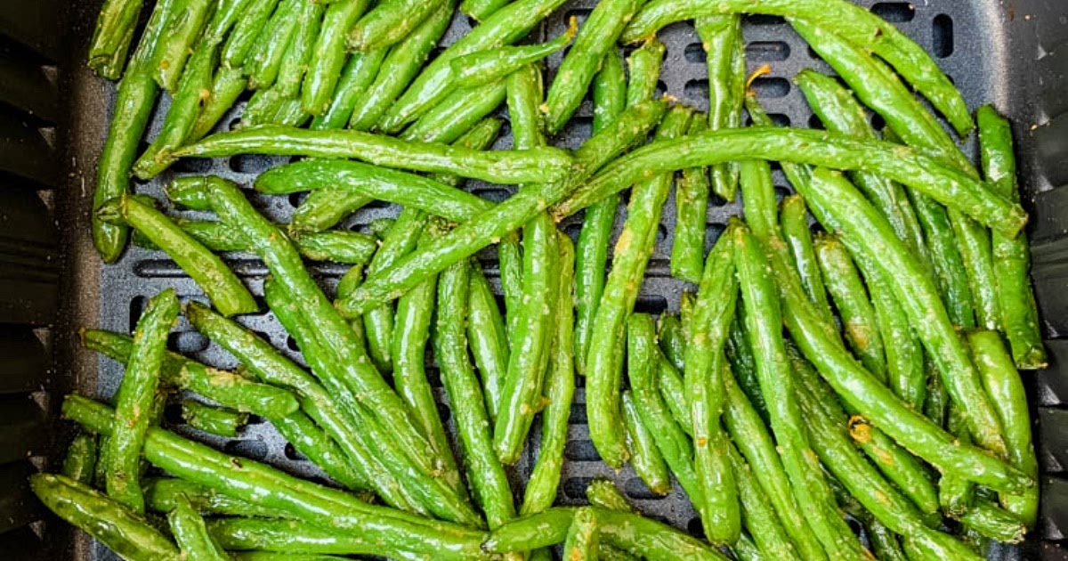 Air Fryer Garlic Roasted Green Beans Recipe | Samsung Food App
