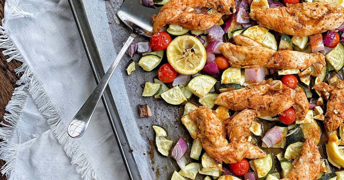 Sheet Pan Italian Chicken and Vegetables Recipe | Samsung Food App