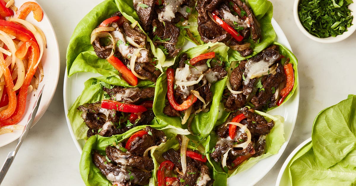Philly Cheesesteak Lettuce Wraps Recipe | Samsung Food App