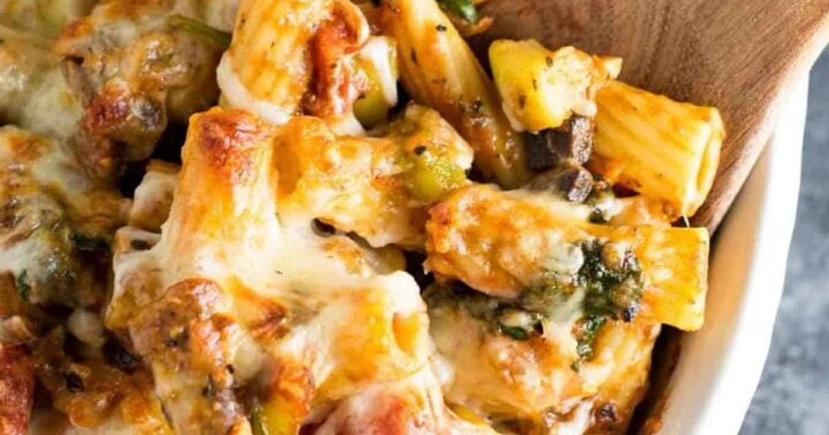 Veggie Lover's Baked Rigatoni Recipe | Samsung Food App