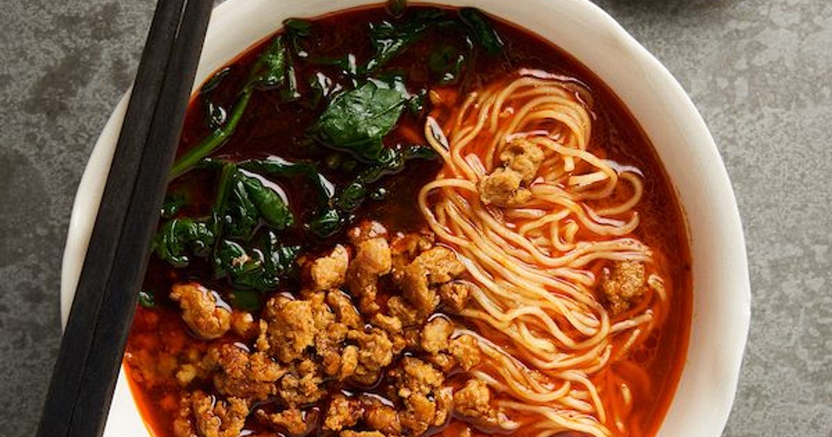 Super Quick Spicy Pork Noodle Soup Recipe | Samsung Food App