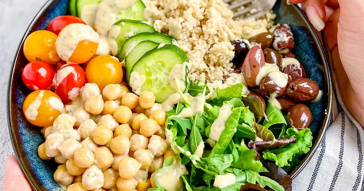 Greek Buddha Bowl (Vegan) Recipe | Samsung Food App