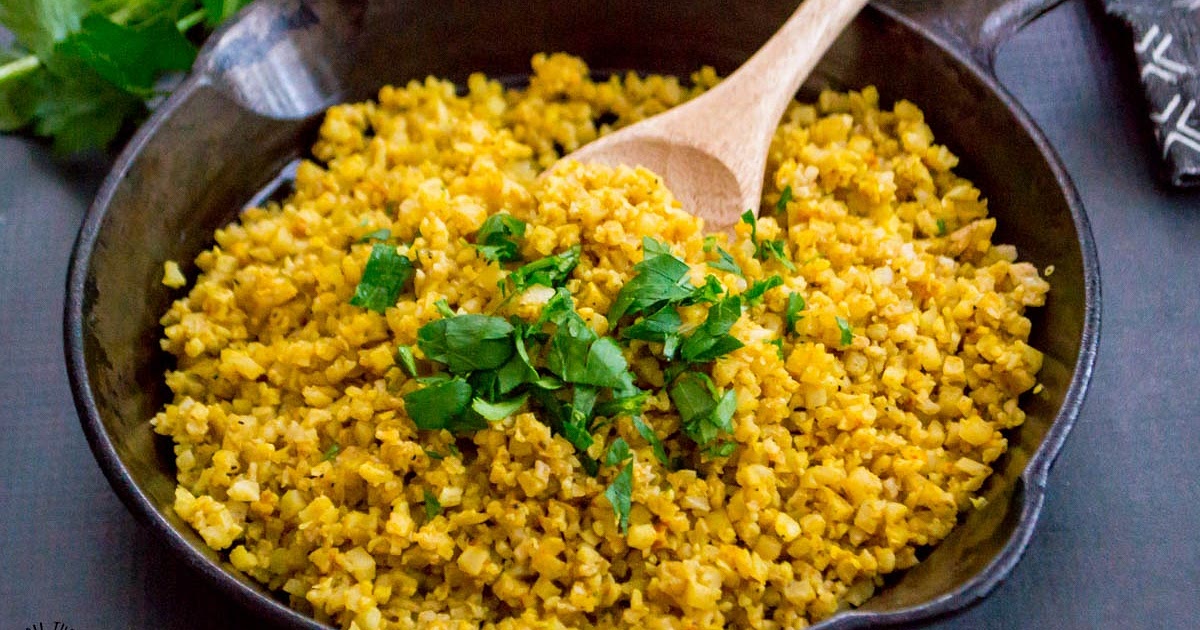 Whole30 Turmeric Cauliflower Rice (keto, paleo, vegan) Recipe | Samsung Food App