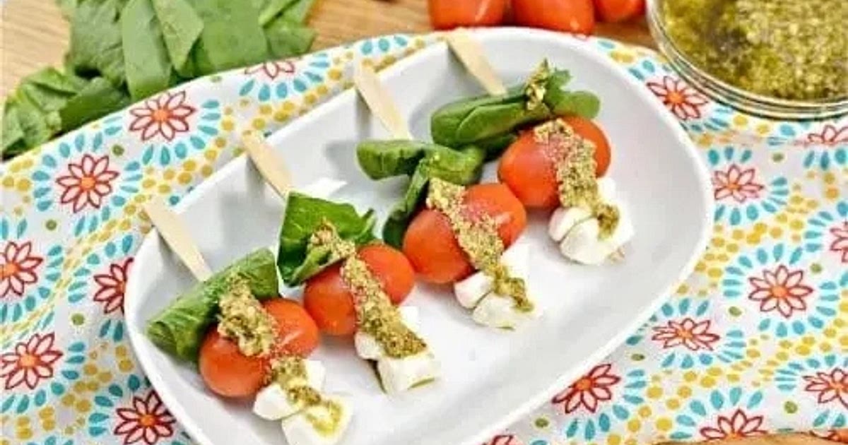 Keto Caprese Pesto Bite Appetizers Recipe | Samsung Food App