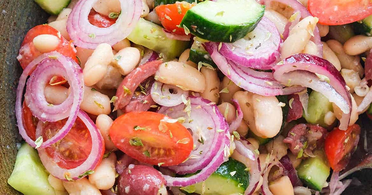 Mediterranean Bean Salad Recipe | Samsung Food App