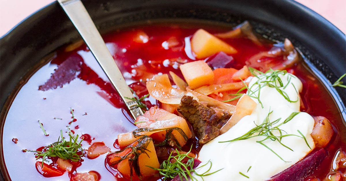 Easy Ukrainian Borscht Soup Recipe (Beet Soup) | Samsung Food App