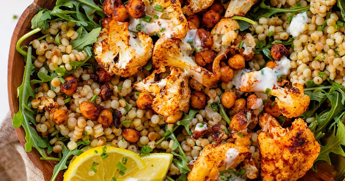 Roasted Cauliflower Couscous Salad Recipe | Samsung Food App