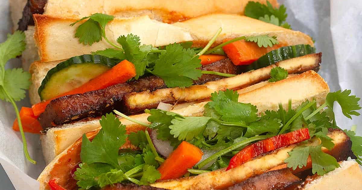 Lemongrass Tofu Banh Mi Recipe | Samsung Food App
