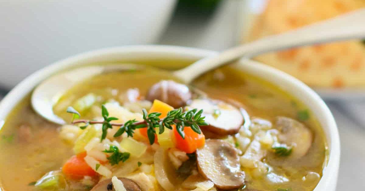 Chicken and Mushroom Soup Recipe | Samsung Food App