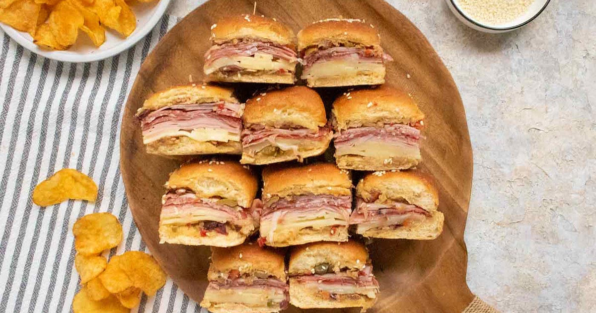 Muffuletta Sliders Recipe | Samsung Food App