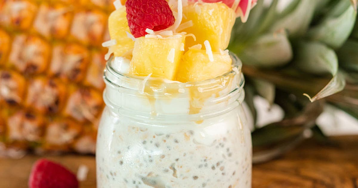 Pina Colada Overnight Oats with Coconut Milk (Vegan) Recipe | Samsung Food App