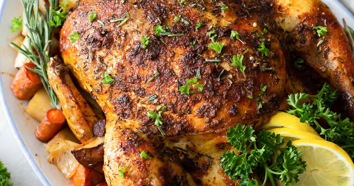 Crockpot Whole Chicken Recipe | Samsung Food App