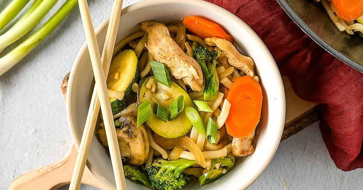 Chicken Yaki Udon Recipe | Samsung Food App