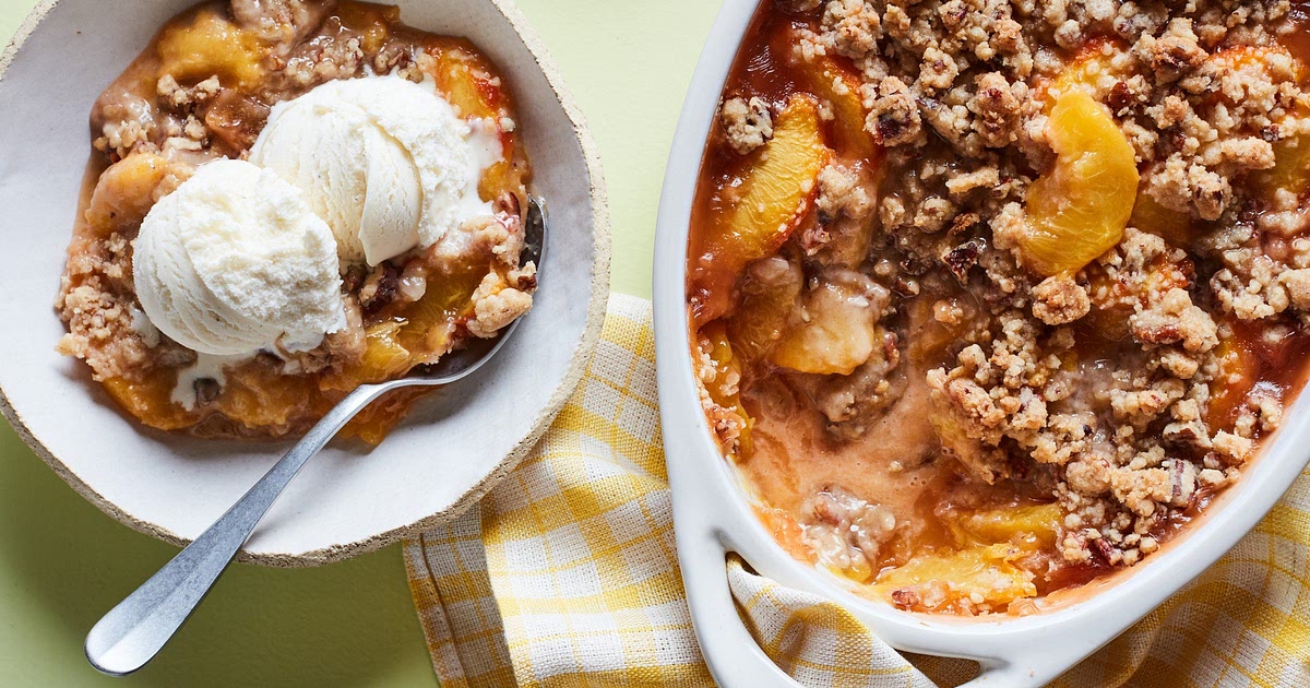 Peach crumble Recipe | Samsung Food App