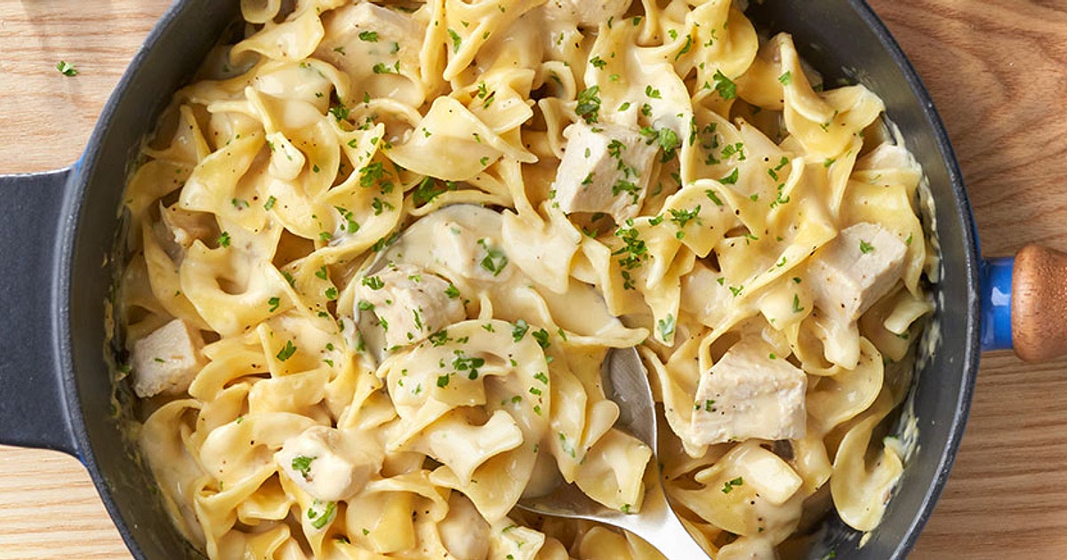Quick Creamy Chicken &amp; Noodles Recipe | Samsung Food App