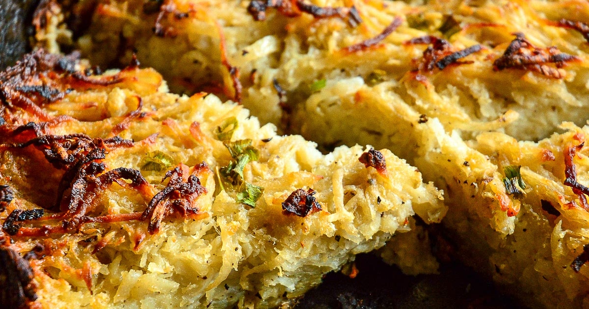 Onion and Garlic Potato Kugel Recipe | Samsung Food App