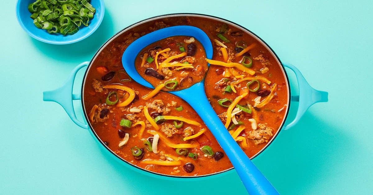 Cheesy Taco Turkey & Bean Soup 2x the delicious servings! Recipe | Samsung Food App