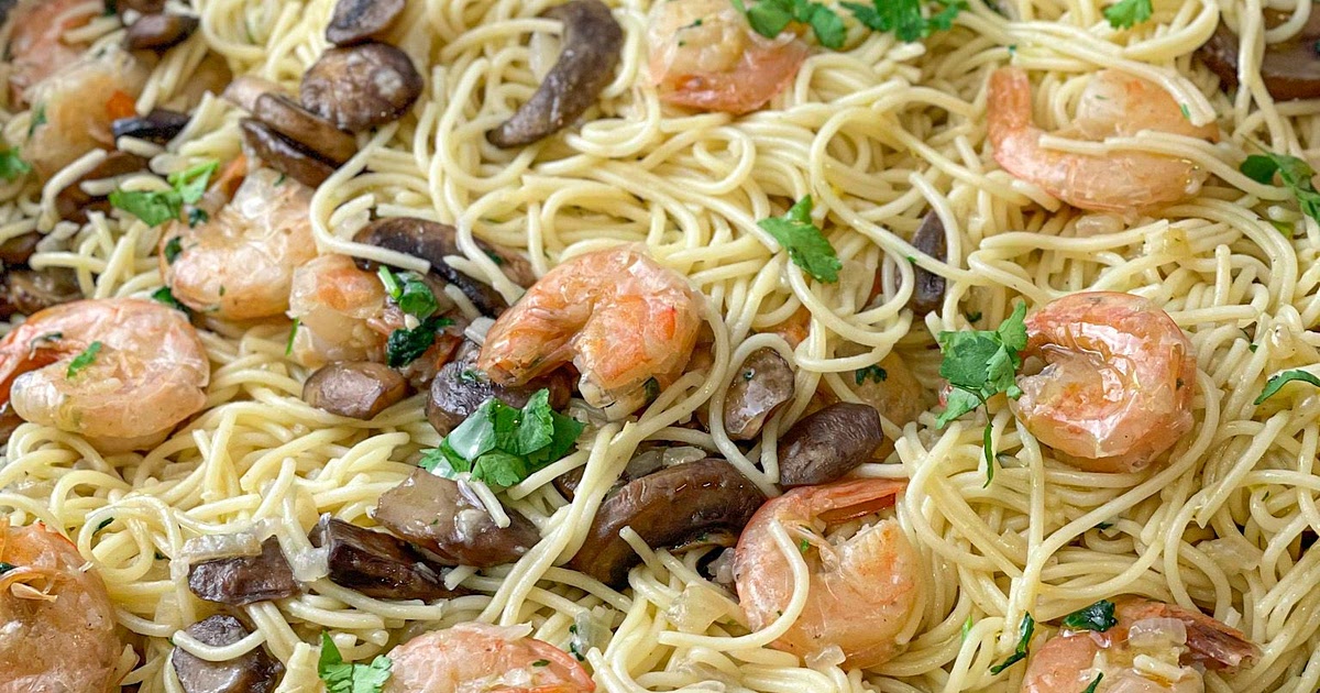 Wine-Free Hassle-Free Shrimp Scampi Recipe | Samsung Food App