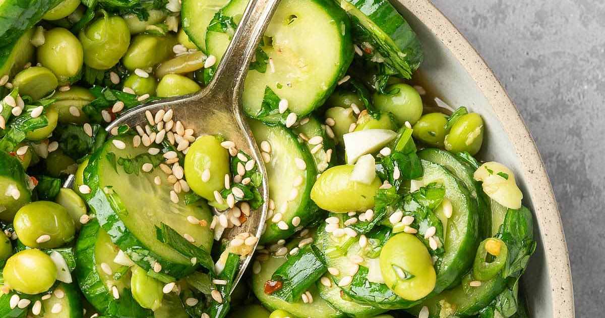 Edamame Cucumber Salad Recipe | Samsung Food App