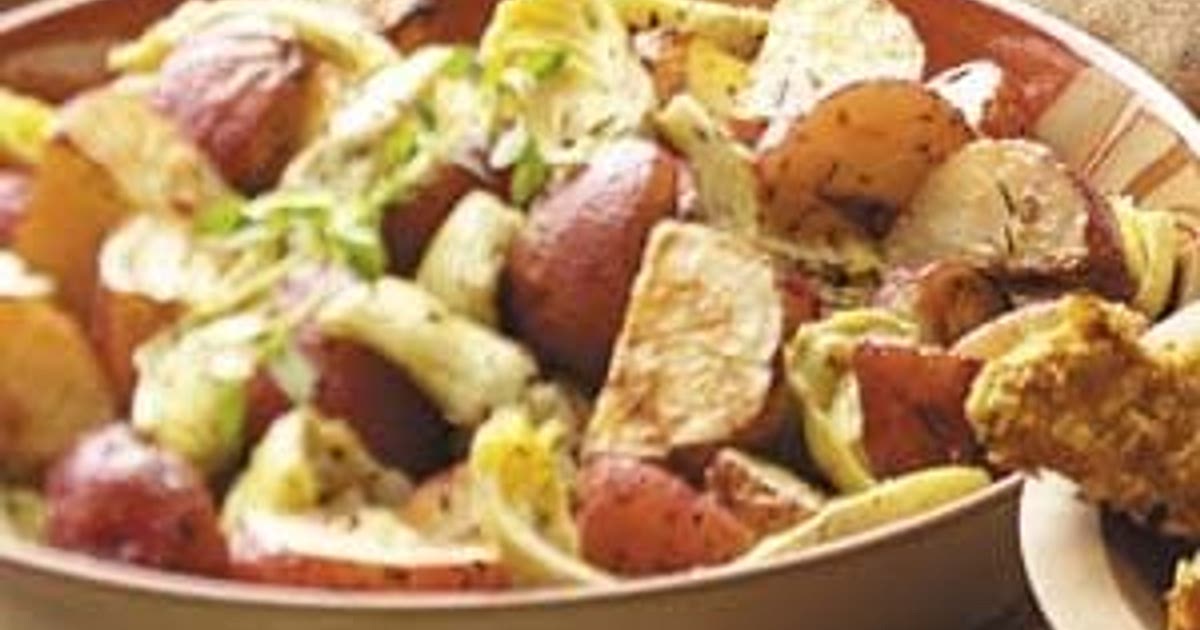 Roasted Potatoes and Artichokes Recipe | Samsung Food App