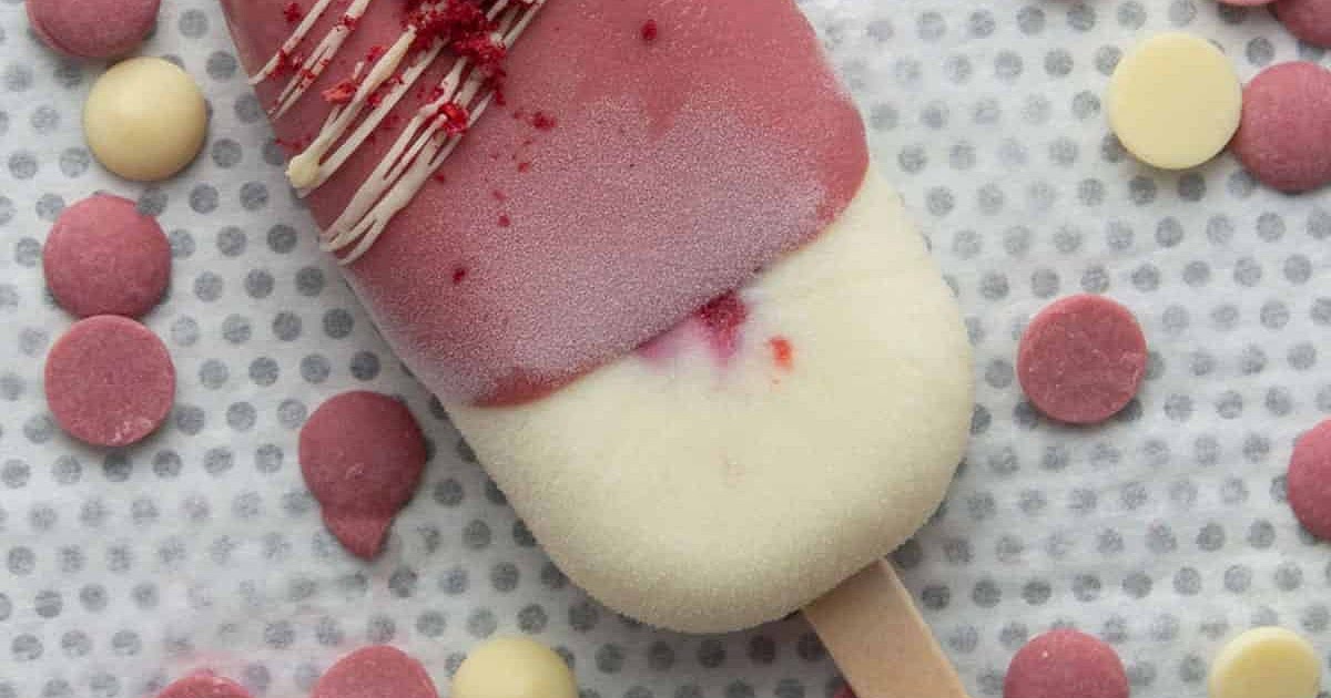 Raspberry Ruby Ice cream bar Recipe | Samsung Food App