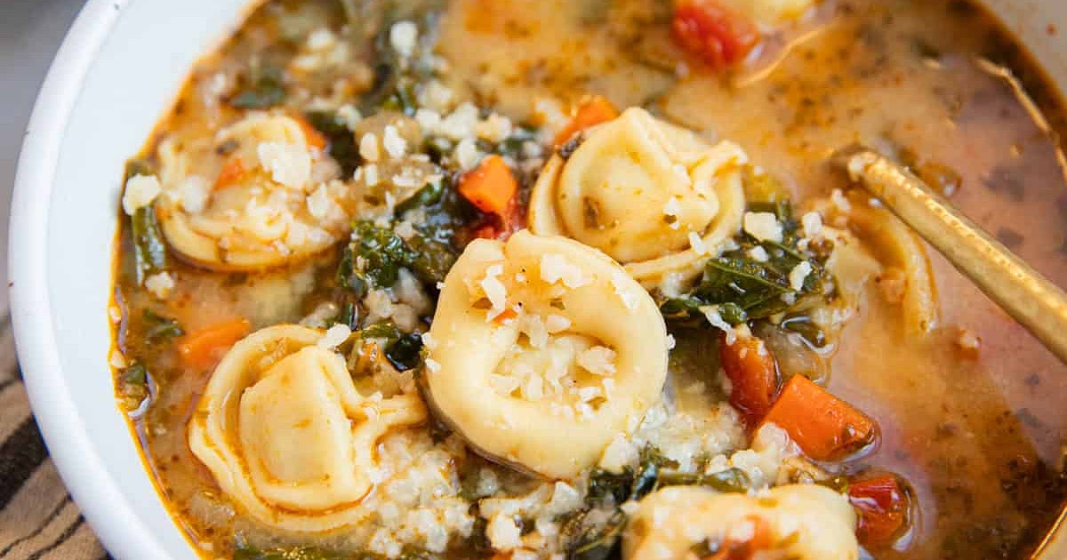 Tuscan Tortellini Soup Recipe | Samsung Food App