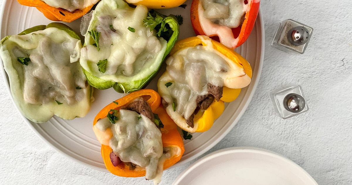 Philly Cheesesteak Stuffed Peppers Recipe | Samsung Food App
