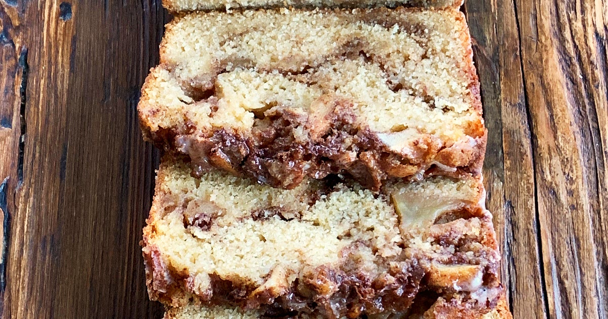 Cinnamon Swirl Apple Fritter Bread Recipe | Samsung Food App