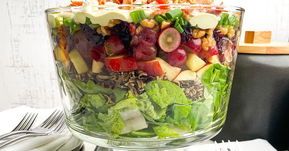 Apple Wild Rice Salad Recipe | Samsung Food App