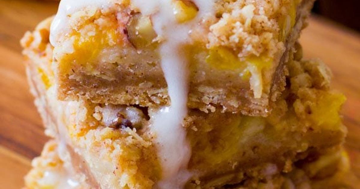 Peaches 'n' Cream Bars Recipe | Samsung Food App