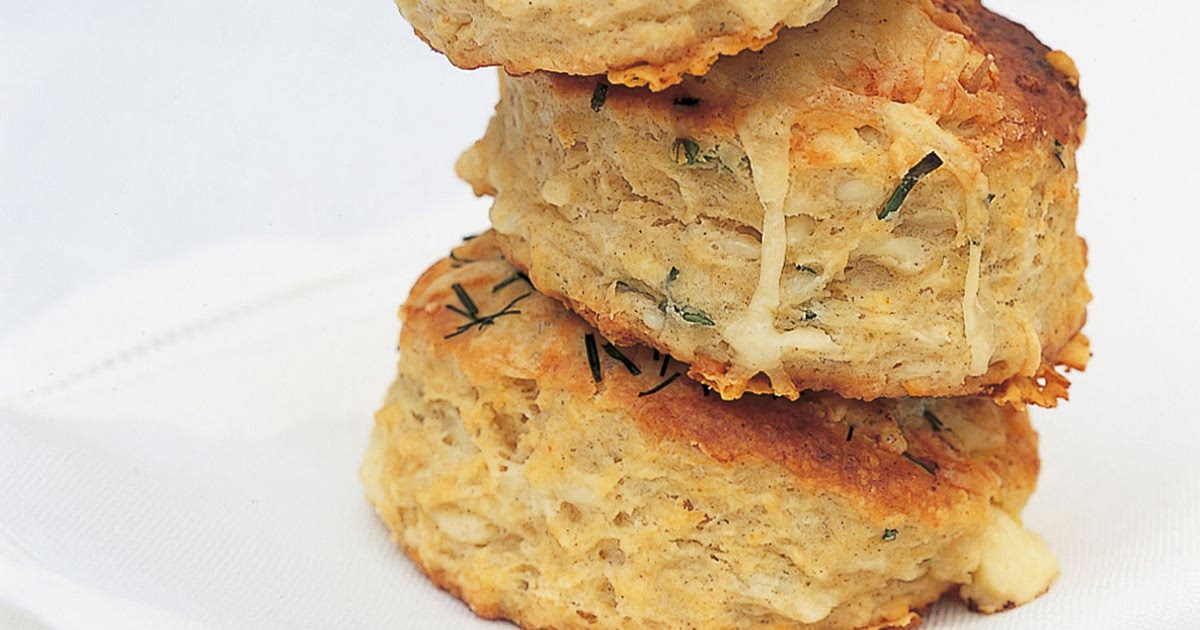 Buttermilk Scones with Cheshire Cheese and Chives Recipe | Samsung Food App