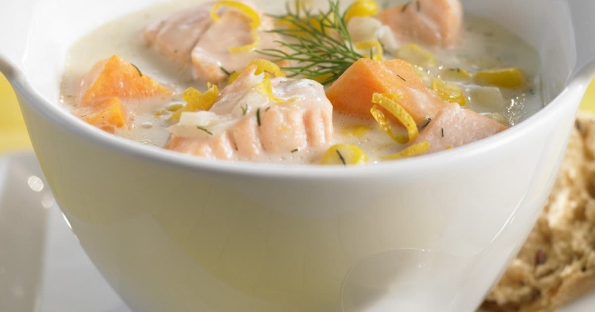 Corn, Sweet Potato and Salmon Chowder Recipe | Samsung Food App