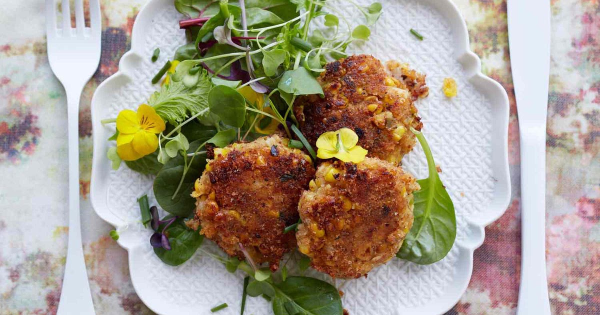 Crabless Cakes with Hearts of Palm and Corn Recipe | Samsung Food App