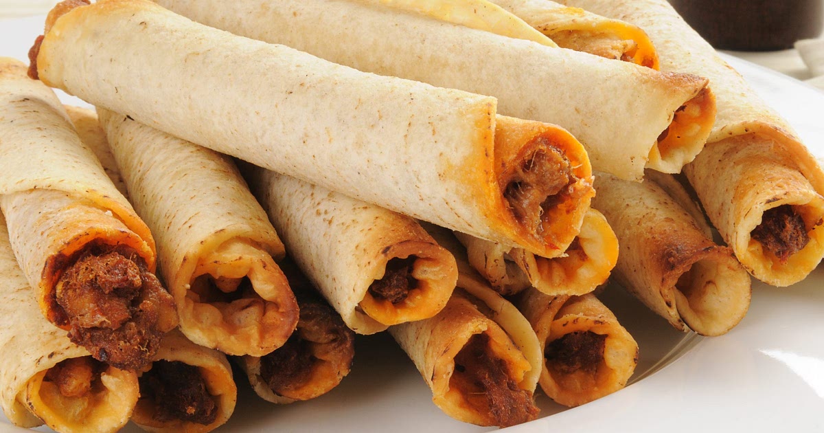 Baked Chicken and Cheese Rolled Tacos Recipe | Samsung Food App