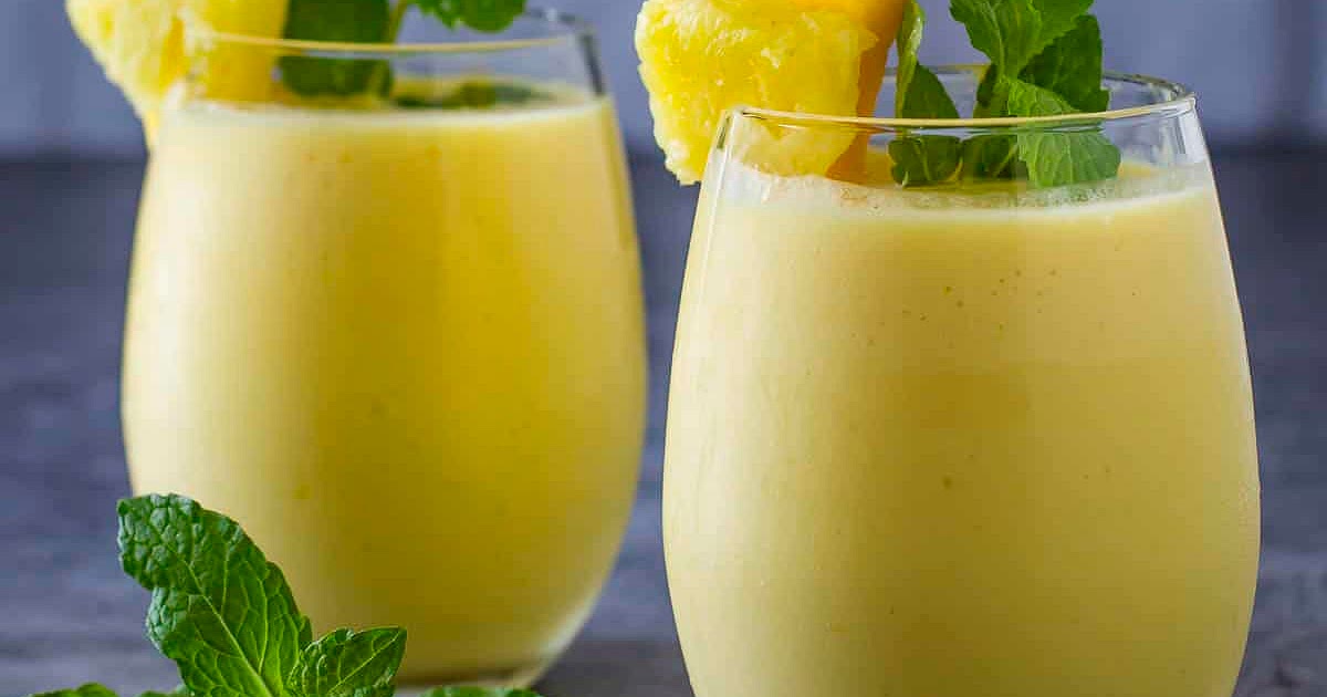 Mango And Pineapple Juice Smoothie Recipe | Samsung Food App