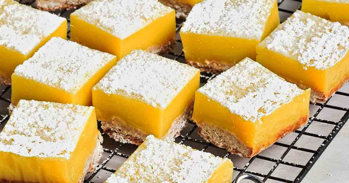 Vegan Lemon Bars Recipe | Samsung Food App
