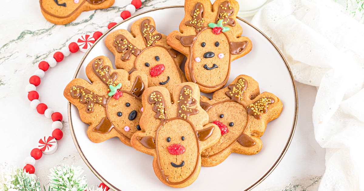 Gingerbread Reindeer Cookies Recipe | Samsung Food App