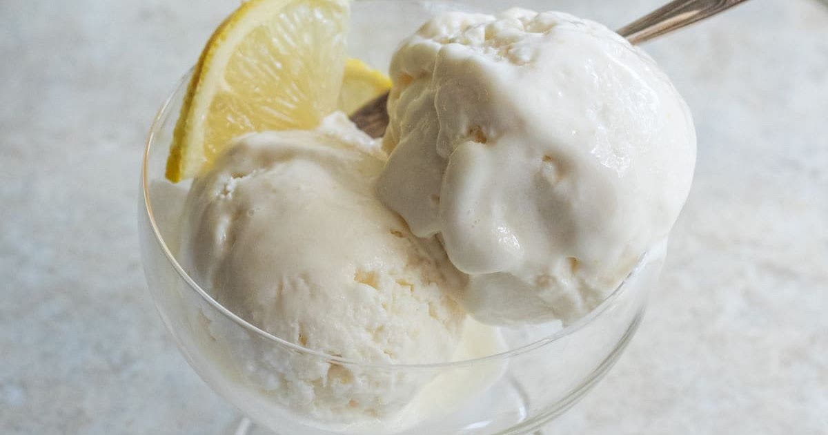 Cottage Cheese Lemon Ice Cream Recipe | Samsung Food App