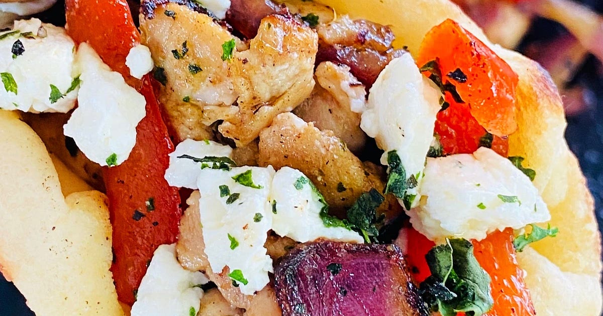 Blackstone Greek Chicken Tacos Recipe | Samsung Food App