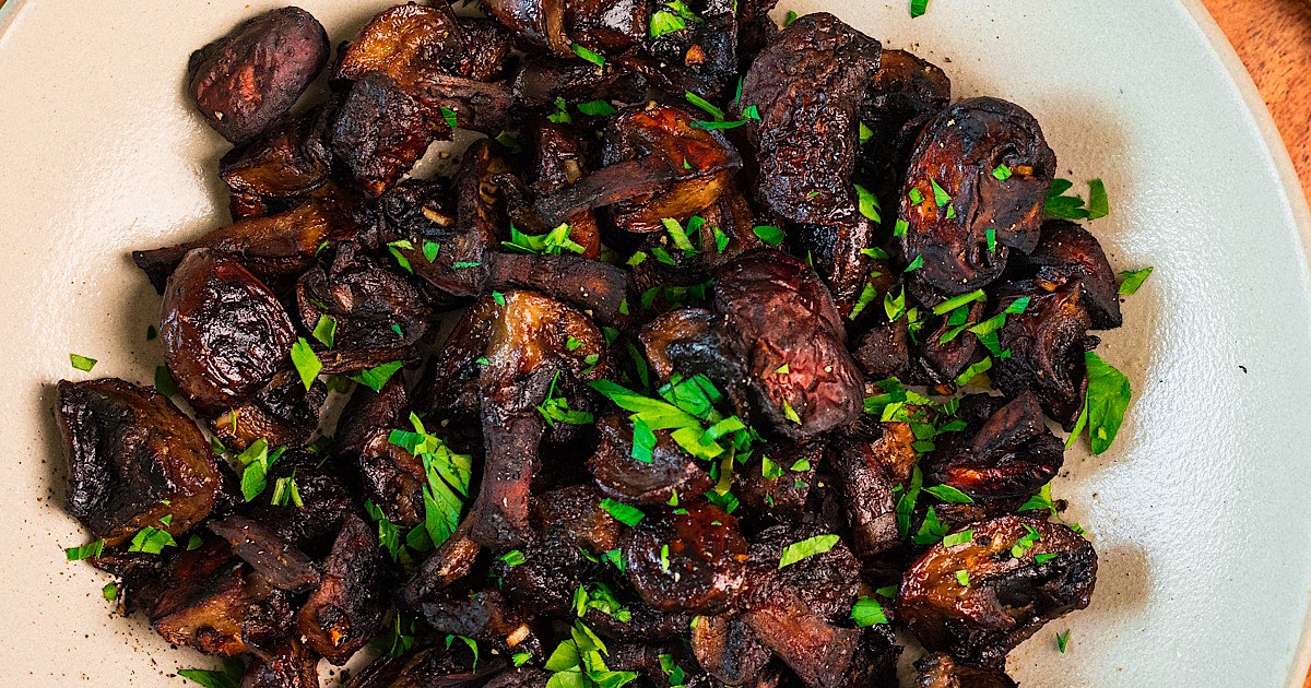 Baked Miso Honey Glazed Mushrooms Recipe | Samsung Food App