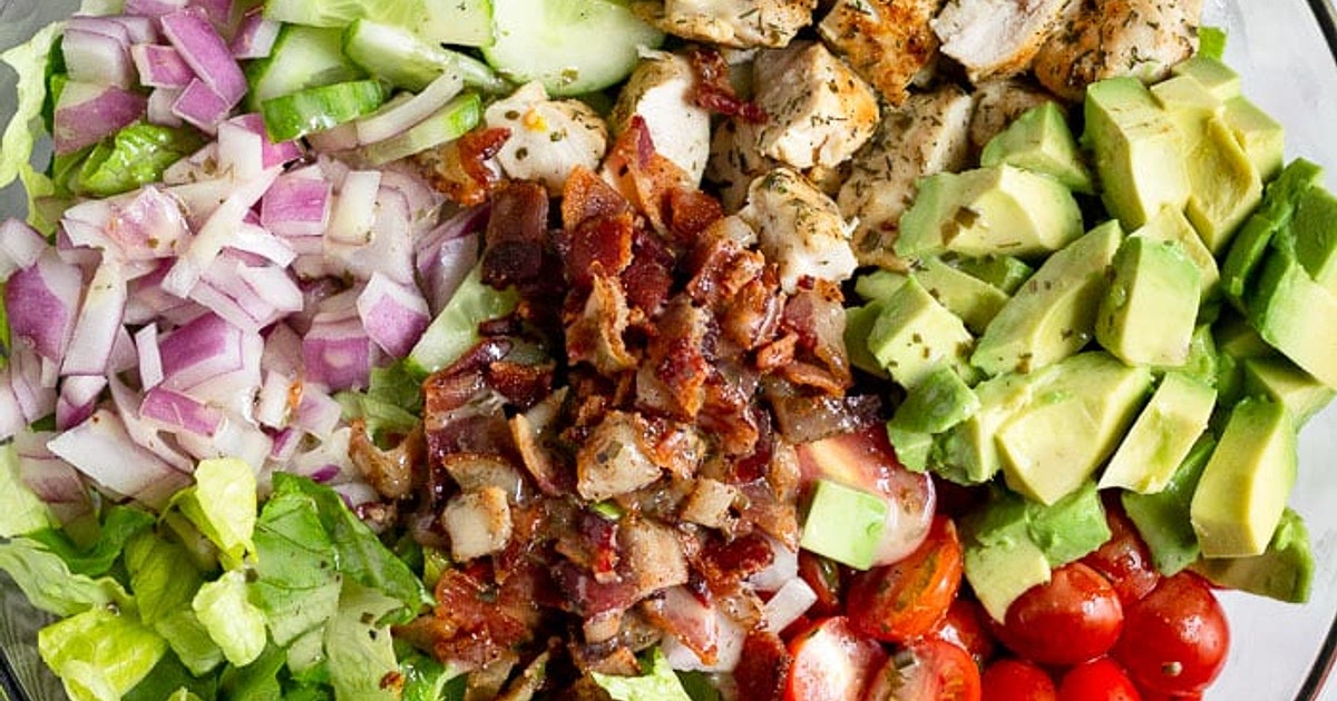 Chicken Bacon Ranch Salad Recipe | Samsung Food App